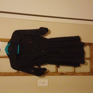 Black shirtdress